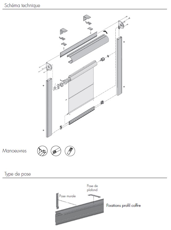 schéma store Screen Soleo