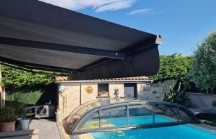  Store monobloc Confort M Anthracite 4 bras